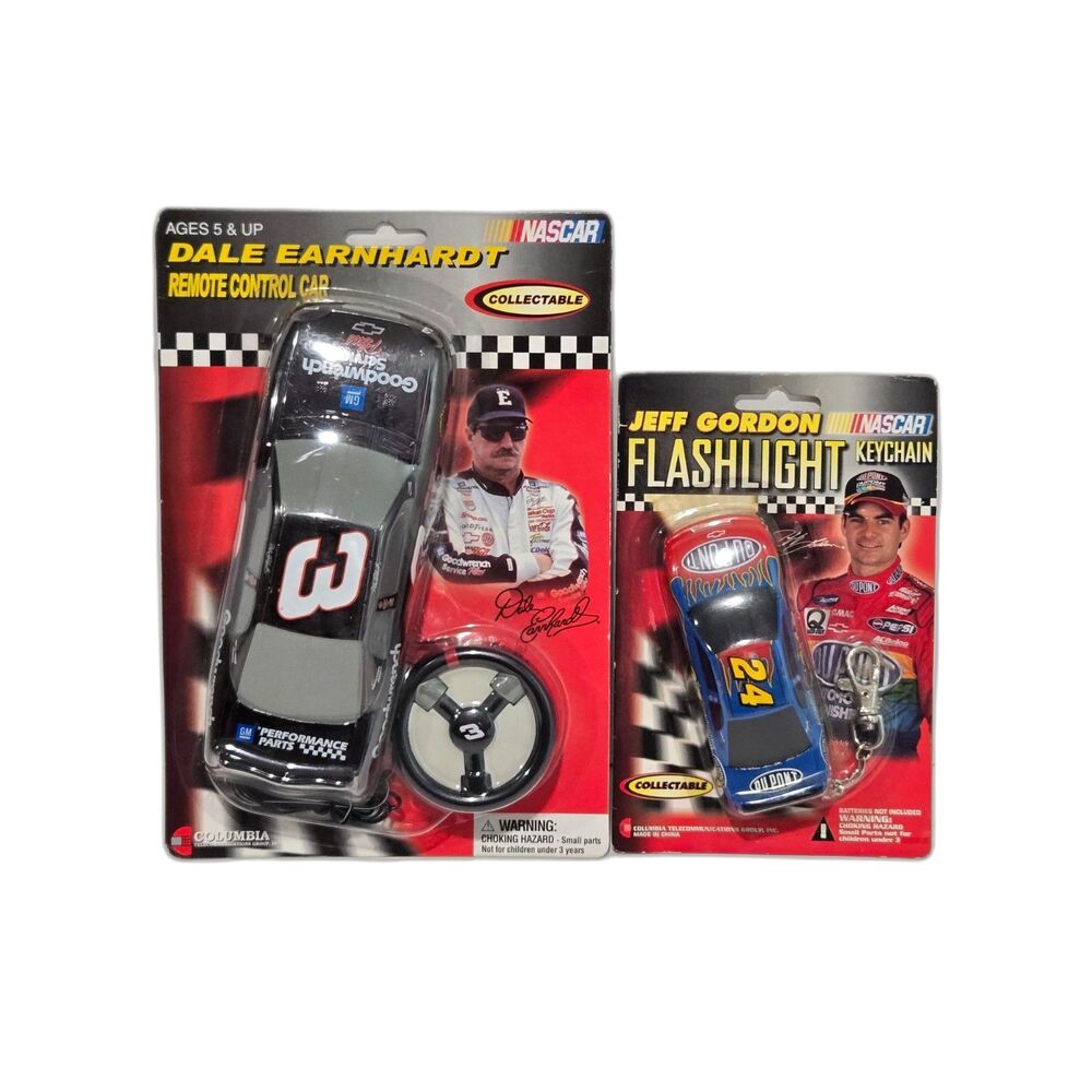 Columbia NASCAR Toys Lot | Vintage Dale Earnhardt #3 Car & Jeff Gordon #24